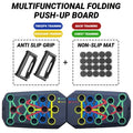 Portable Multifunctional Push Up Board Fitness and Muscle Training Device Home Workout Set Foldable Push Up Bar Resistance